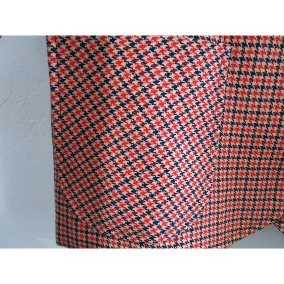 Houndstooth Tattersall Womans Wool Blend Vintage Jacket Creazion Loran GUC - Picture 7 of 16
